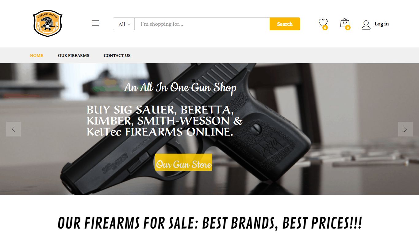 Buy Guns Online: Firearms For Sale • Firearms Bazaar